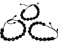 Load image into Gallery viewer, Hematite and Tigers Eye String Bracelet