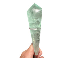 Load image into Gallery viewer, Fluorite Wand in Stand