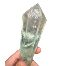 Load image into Gallery viewer, Fluorite Wand in Stand
