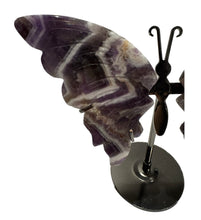 Load image into Gallery viewer, Chevron Amethyst Butterfly Wings