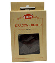 Load image into Gallery viewer, INCENSE RESIN HEM DRAGONS BLOOD 30 GRAMS