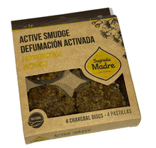 Load image into Gallery viewer, CHARCOAL DISK SAGRADA MADRE FRANKINCENSE 4PC
