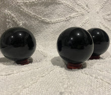 Load image into Gallery viewer, Obsidian Spheres