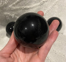 Load image into Gallery viewer, Obsidian Spheres