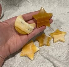 Load image into Gallery viewer, Orange Calcite Stars and Moons