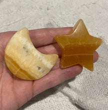Load image into Gallery viewer, Orange Calcite Stars and Moons