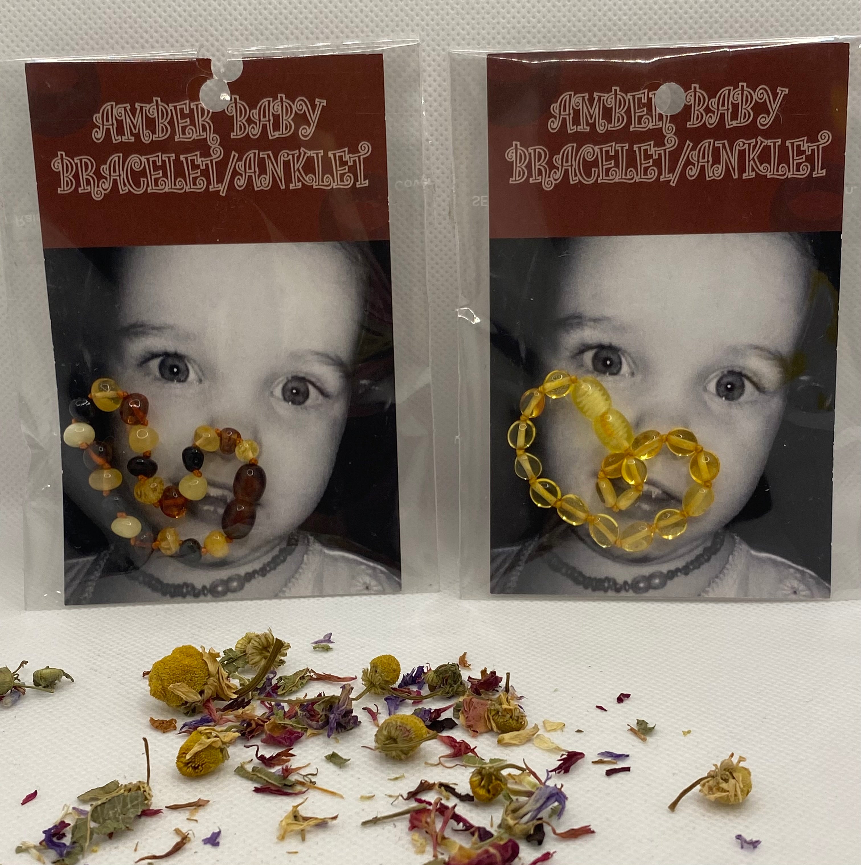 Amber Baby Bracelets Luna Crystal Creations