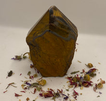 Load image into Gallery viewer, Tiger Eye Semi Polished Point