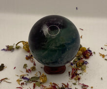 Load image into Gallery viewer, Rainbow Fluorite Sphere