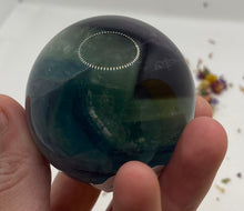 Load image into Gallery viewer, Rainbow Fluorite Sphere