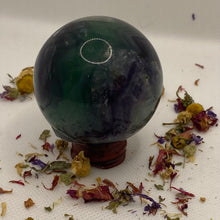 Load image into Gallery viewer, Rainbow Fluorite Sphere
