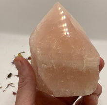 Load image into Gallery viewer, Rose Quartz Points - Semi Polished