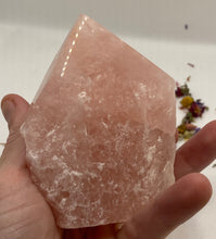 Load image into Gallery viewer, Rose Quartz Points - Semi Polished