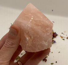 Load image into Gallery viewer, Rose Quartz Points - Semi Polished