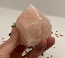 Load image into Gallery viewer, Rose Quartz Points - Semi Polished