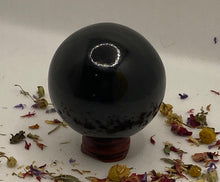 Load image into Gallery viewer, Black Tourmaline Sphere