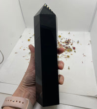 Load image into Gallery viewer, Black Obsidian Tower