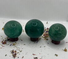Load image into Gallery viewer, Green Fluorite Spheres
