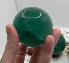 Load image into Gallery viewer, Green Fluorite Spheres