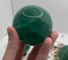 Load image into Gallery viewer, Green Fluorite Spheres
