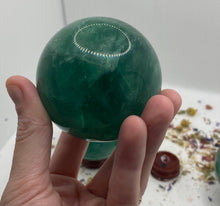 Load image into Gallery viewer, Green Fluorite Spheres