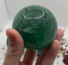 Load image into Gallery viewer, Green Fluorite Spheres