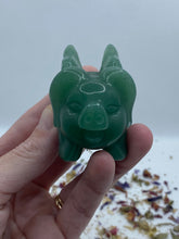 Load image into Gallery viewer, Flying Pig Green Aventurine