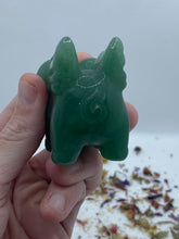 Load image into Gallery viewer, Flying Pig Green Aventurine