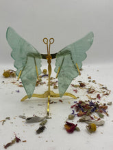 Load image into Gallery viewer, Fluorite Butterfly Wing Set- With Stand
