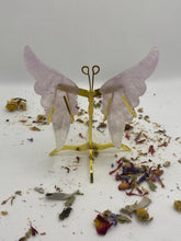 Load image into Gallery viewer, Fluorite Butterfly Wing Set- With Stand