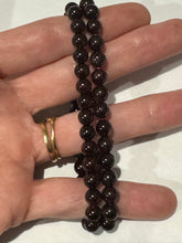 Load image into Gallery viewer, Garnet Beaded Bracelet- 6mm