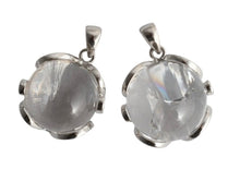 Load image into Gallery viewer, Clear Quartz Rainbow Sphere Pendent