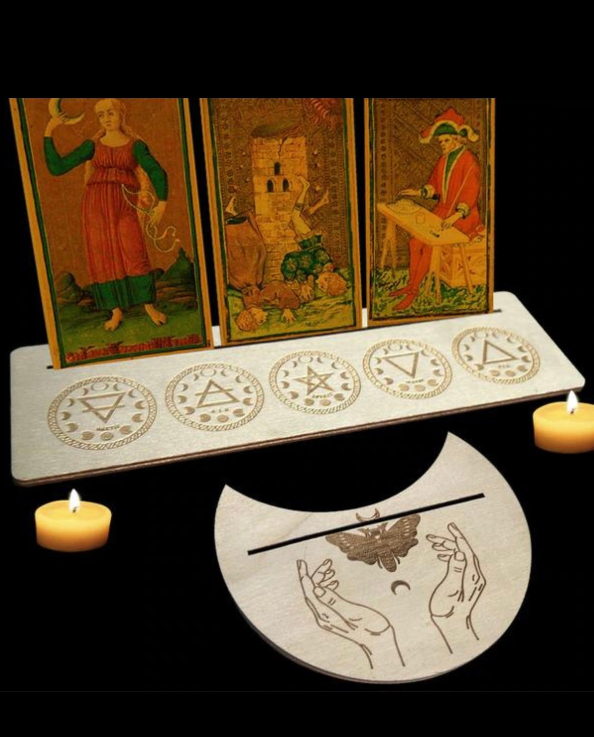 Moon Phase Oracle Card Holder