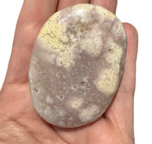 Load image into Gallery viewer, Pink Amethyst and Flower Agate Palm Stones