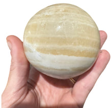 Load image into Gallery viewer, Hand Carved Aragonite Sphere