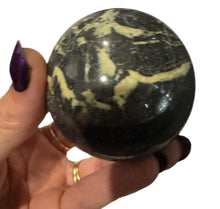 Load image into Gallery viewer, Hematite and Serpentine Sphere