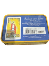 Load image into Gallery viewer, THE RIDER WAITE TAROT DECK- TIN Radiant