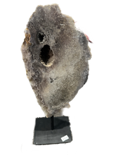 Load image into Gallery viewer, Pink Amethyst on stand