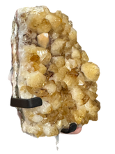 Load image into Gallery viewer, Citrine Cluster on Stand (heat treated)
