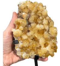 Load image into Gallery viewer, Citrine Cluster on Stand (heat treated)