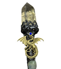 Load image into Gallery viewer, Citrine Wand- Dragon