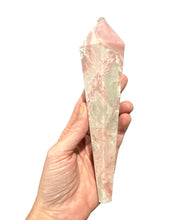 Load image into Gallery viewer, Pink Opal Wand- On Stand
