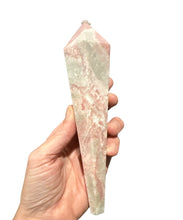 Load image into Gallery viewer, Pink Opal Wand- On Stand