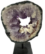 Load image into Gallery viewer, Amethyst Geode Ring- on stand