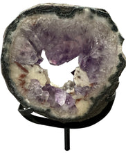 Load image into Gallery viewer, Amethyst Geode Ring- on stand