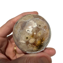 Load image into Gallery viewer, Cherry Blossom Agate Sphere