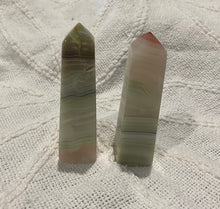 Load image into Gallery viewer, Pink Banded Onyx Tower