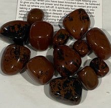Load image into Gallery viewer, Mahogany Obsidian Tumble