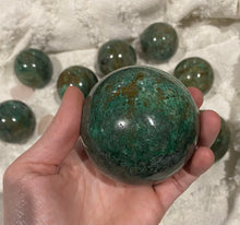 Load image into Gallery viewer, Chrysocolla Sphere