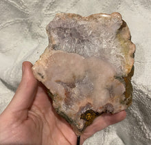 Load image into Gallery viewer, Pink Amethyst on stand